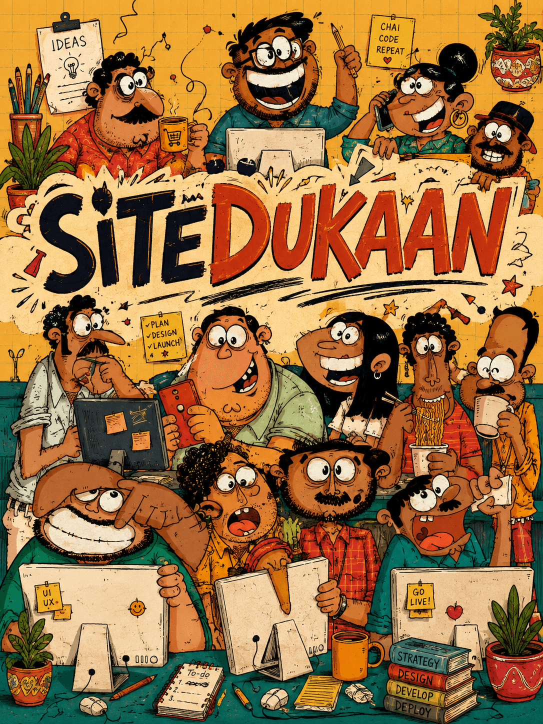 Dukaan ka illustration